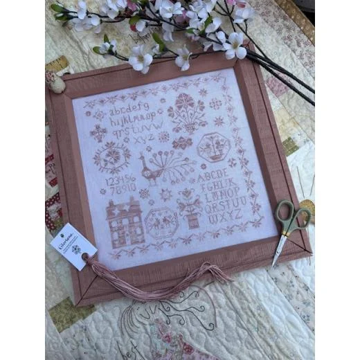 Pansy Patch Quilts & Stitchery - Pink Peacock Sampler