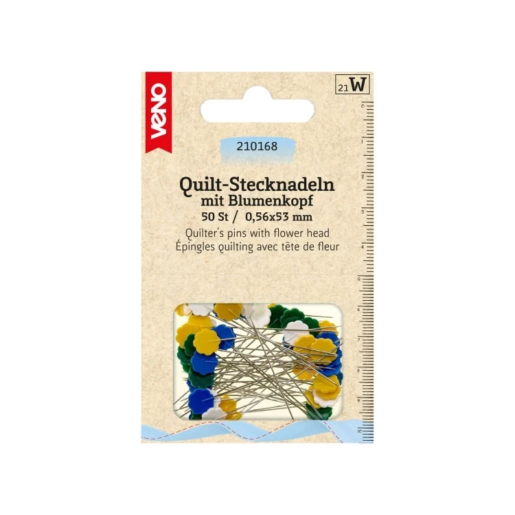 Quilt-Stecknadeln mit Blumenkopf, 50 Stück