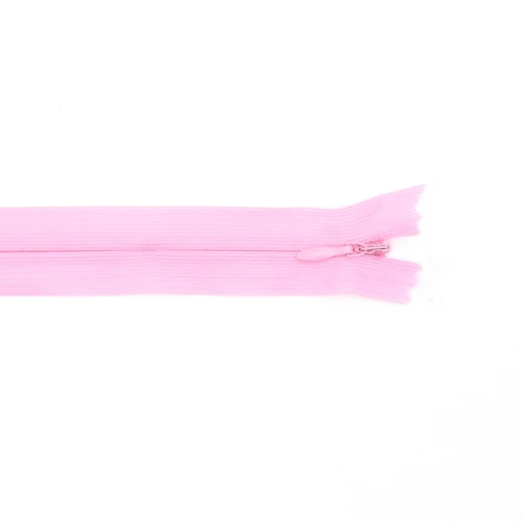 Reißverschluss nahtverdeckt 60 cm, rosa