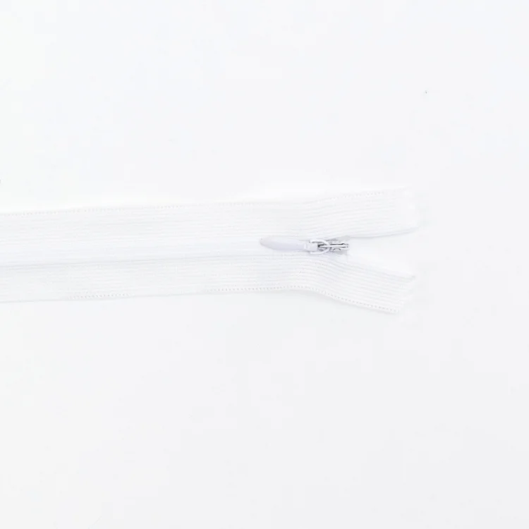Reißverschluss nahtverdeckt 60 cm, weiß