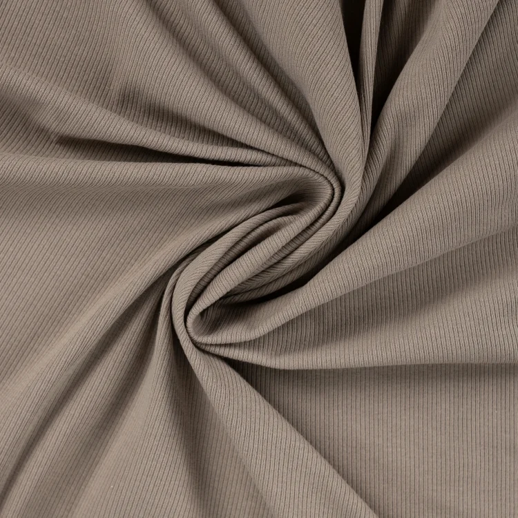 Rippenjersey Mini, taupe