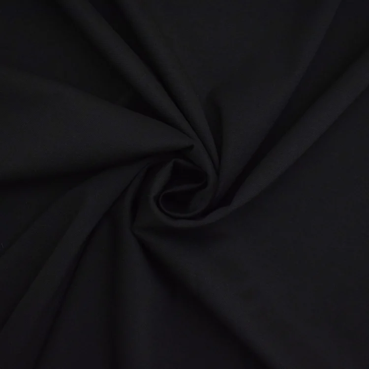 Romanit Jersey uni, schwarz