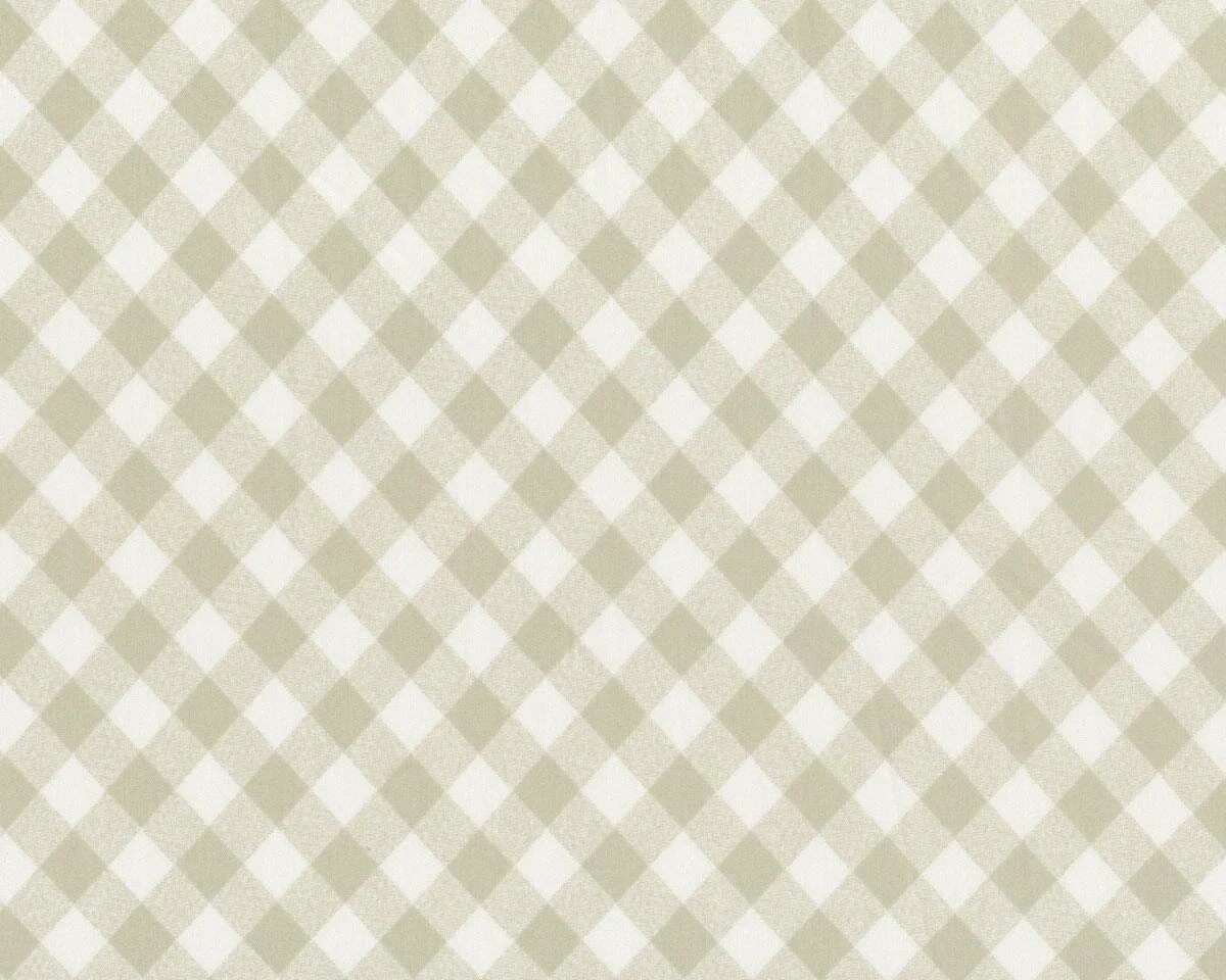 Rückseitenstoff VINTAGE PICNIC, Karo-Muster, helles schilfgrün, Moda Fabrics