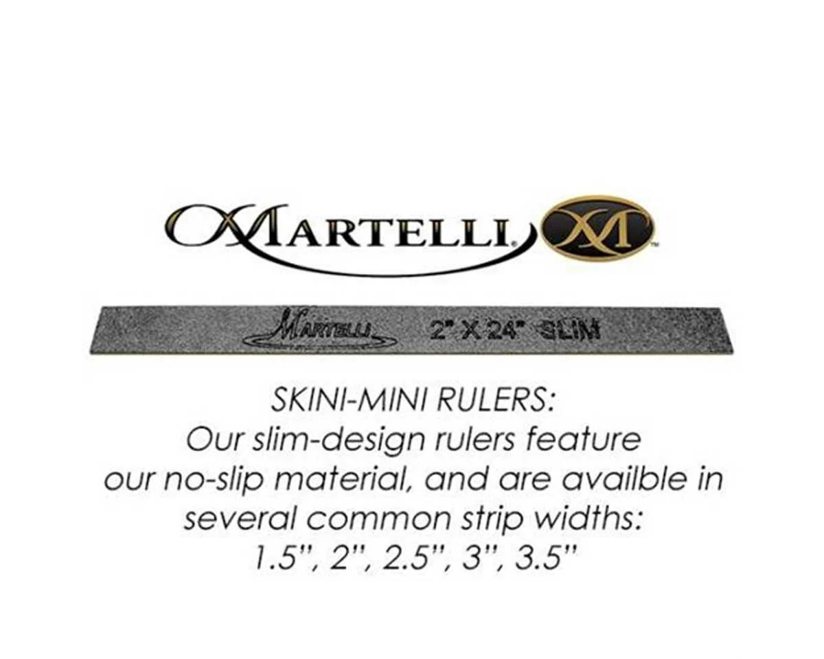Rutschfestes Lineal SKINI MINI, Martelli