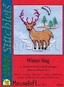 Mouseloft - Winter Stag (Stickpackung)