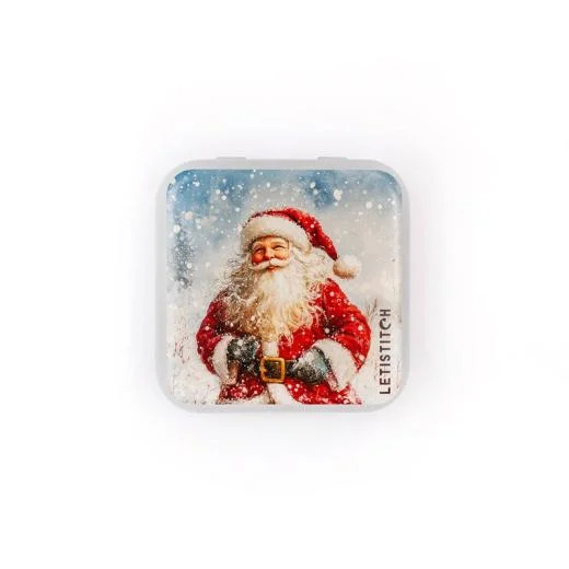 Leti Stitch Metallic Box - Santa