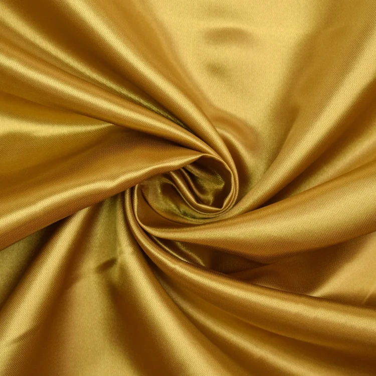 Satinstoff gelbgold