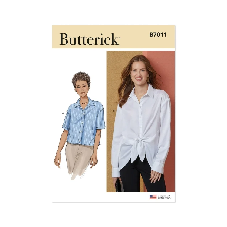 Schnittmuster Butterick Damen Bluse 7011 Gr. 32-40