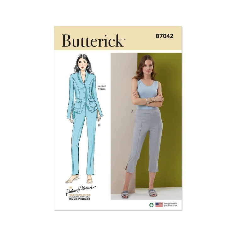 Schnittmuster Butterick Damen Hose 7042 Gr. 34-42
