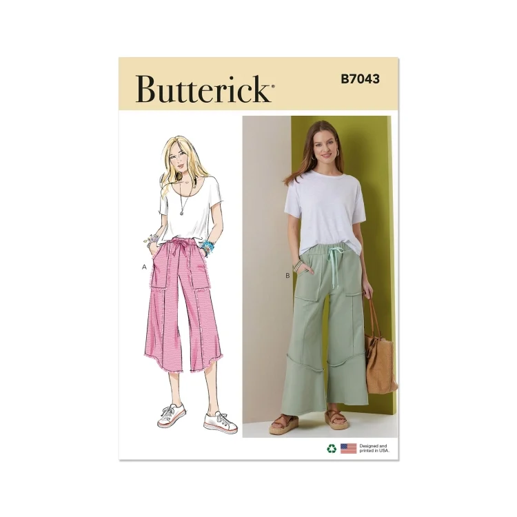 Schnittmuster Butterick Damen Hose 7043 Gr. 32-50