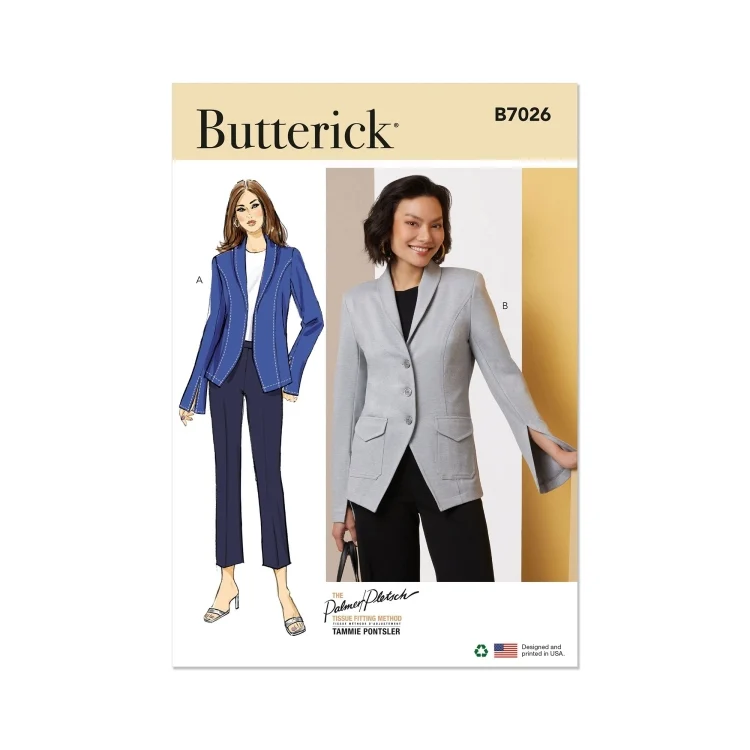 Schnittmuster Butterick Damen Jacke 7026 Gr. 44-52