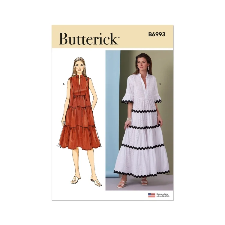 Schnittmuster Butterick Damen-Kleid 6993 Gr. 44-52
