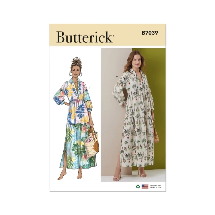 Schnittmuster Butterick Damen Kleid 7039 Gr. 40-48