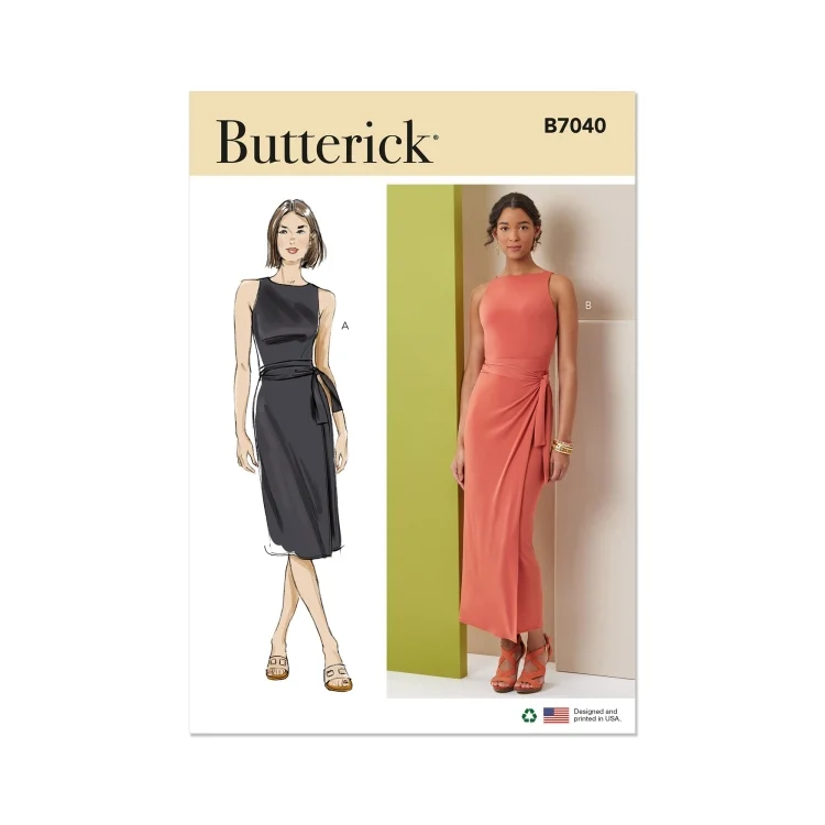 Schnittmuster Butterick Damen Kleid 7040 Gr. 34-42