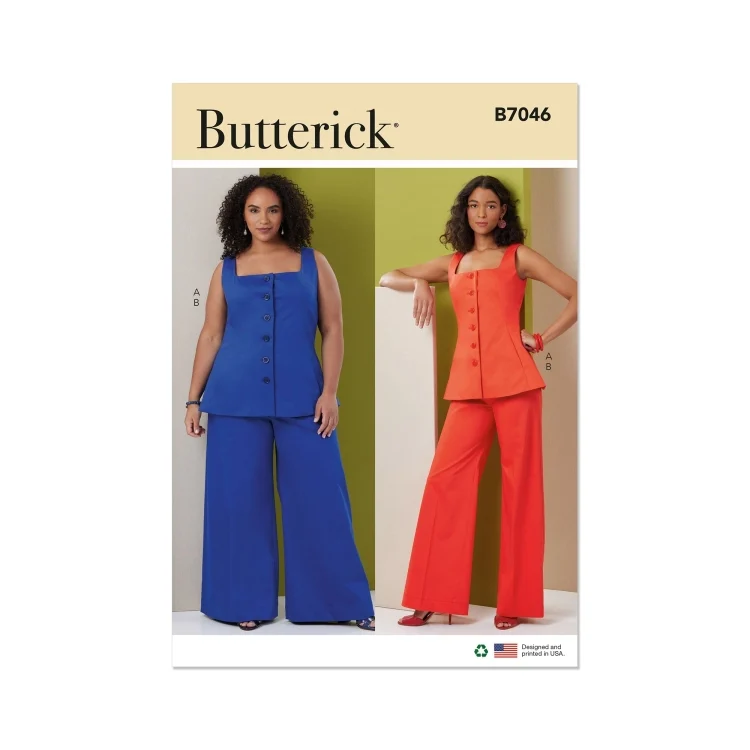 Schnittmuster Butterick Damen Kombination 7046 Gr. 36-44