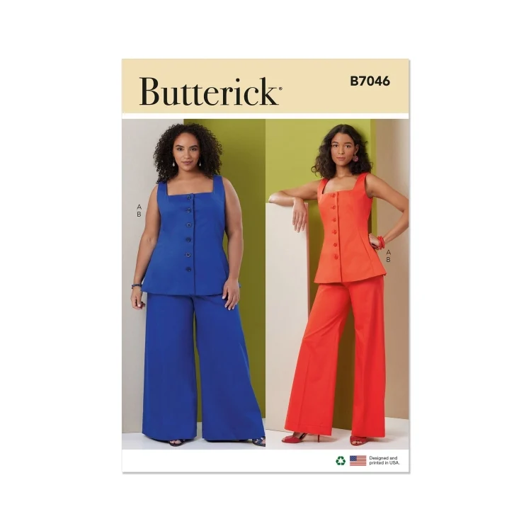 Schnittmuster Butterick Damen Kombination 7046 Gr. 46-54