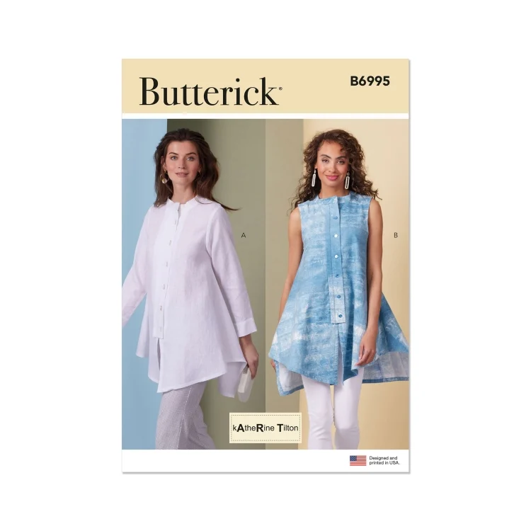 Schnittmuster Butterick Damen-Oberteile 6995 Gr. 44-52