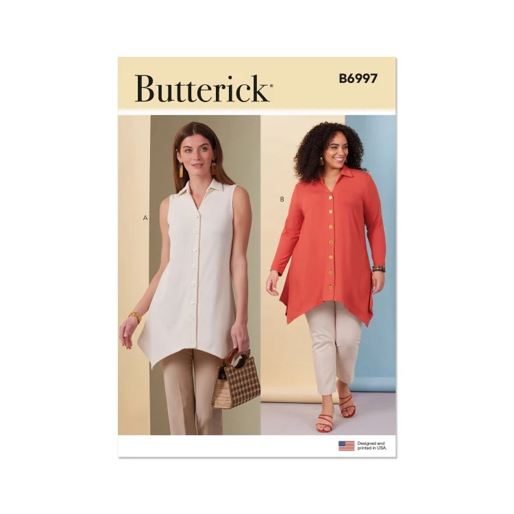 Schnittmuster Butterick Damen-Oberteile 6997 Gr. 46-54