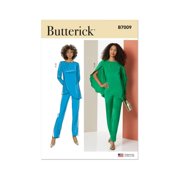 Schnittmuster Butterick Damen-Oberteile 7009 Gr. 34-42