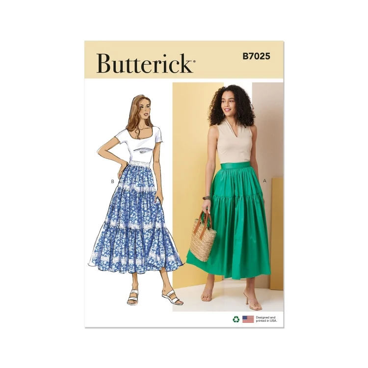 Schnittmuster Butterick Damen Rock 7025 Gr. 30-38