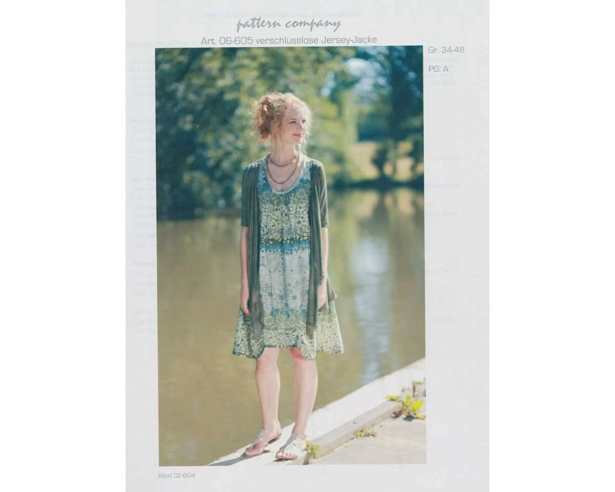 Schnittmuster JERSEY-JACKE, pattern company