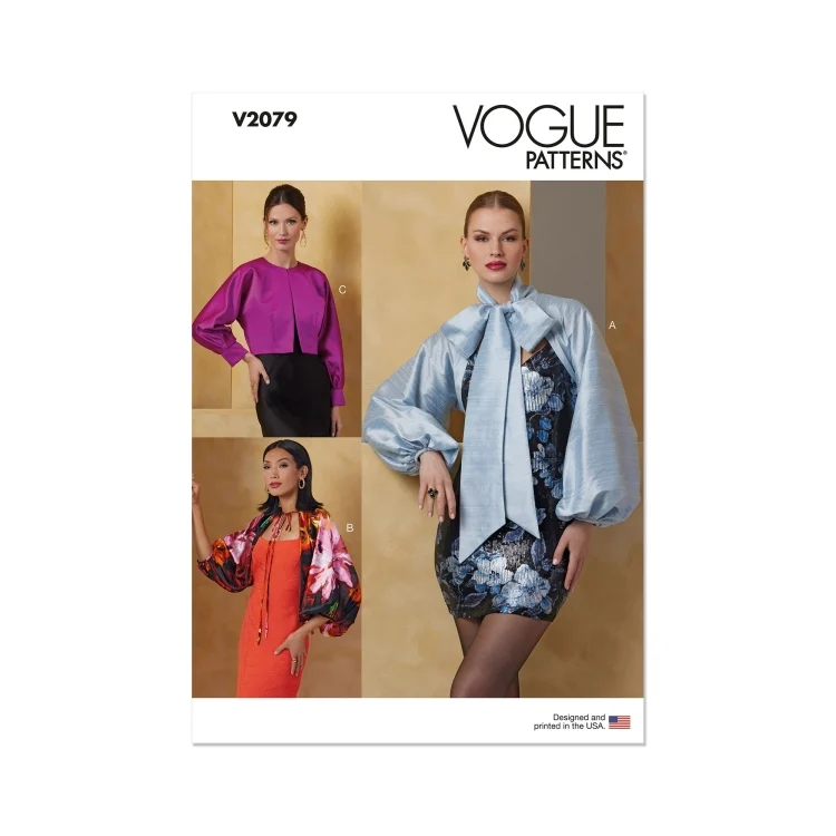 Schnittmuster Vogue Damen Bolero 2079 Gr. 32-48