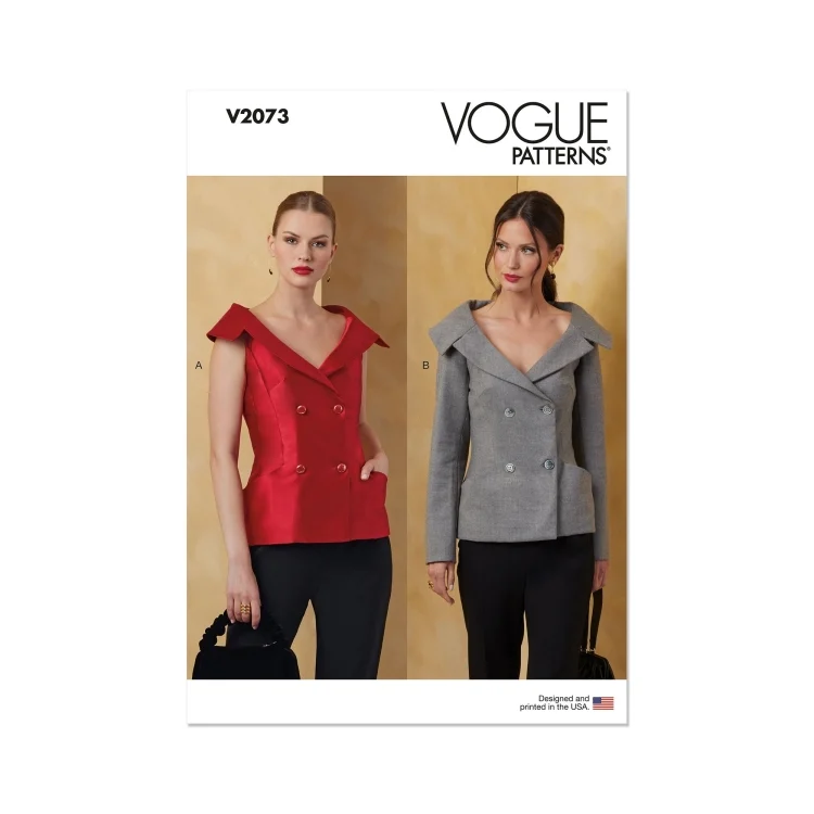 Schnittmuster Vogue Damenjacke 2073 Gr. 34-42