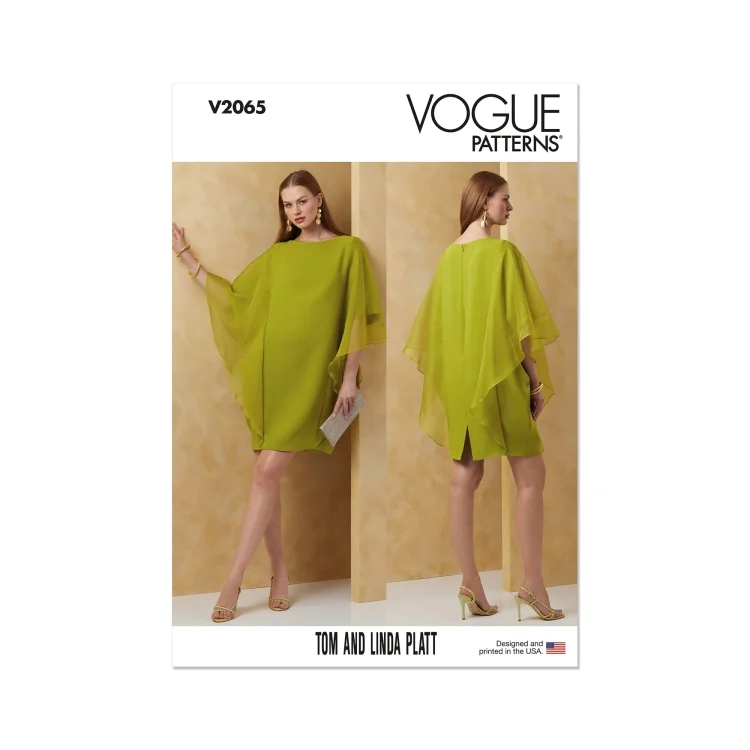 Schnittmuster Vogue Damenkleid V2065 Gr. 34-42