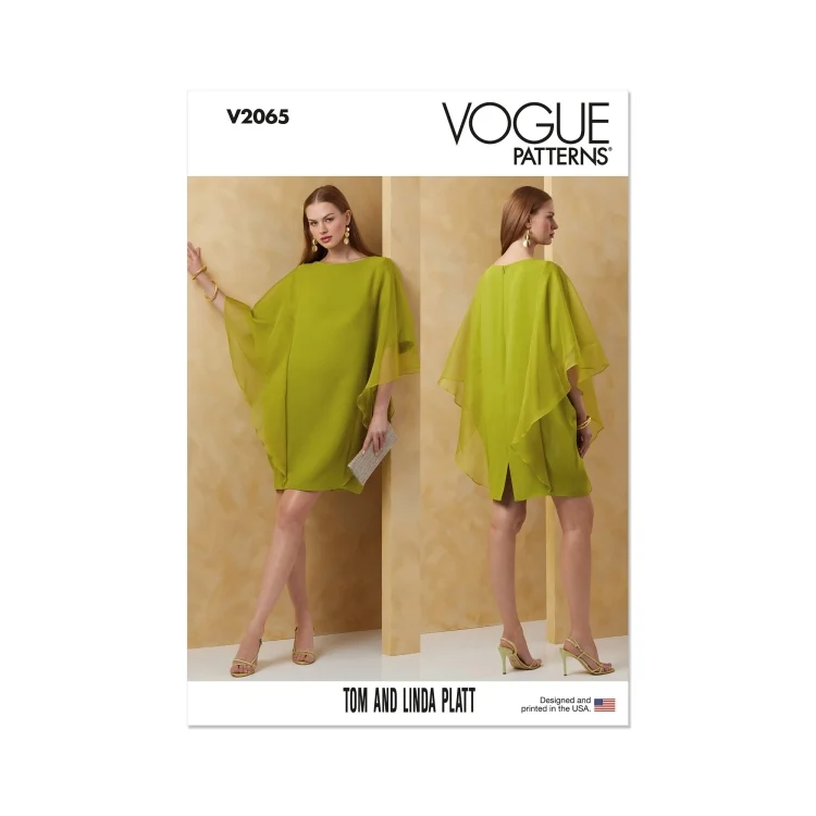 Schnittmuster Vogue Damenkleid V2065 Gr. 44-52