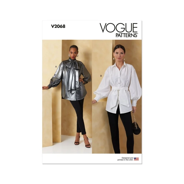 Schnittmuster Vogue Damentop 2068 Gr. 34-42
