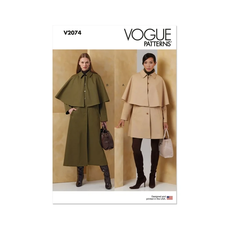 Schnittmuster Vogue V2074 Damenjacke Gr. 32-50