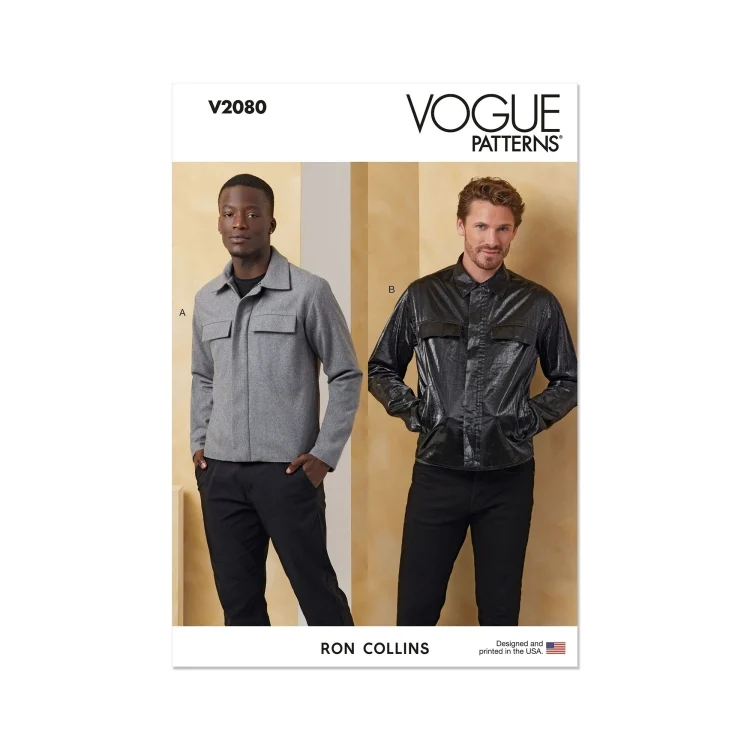 Schnittmuster Vogue V2080 Herrenjacke Gr. 54-62