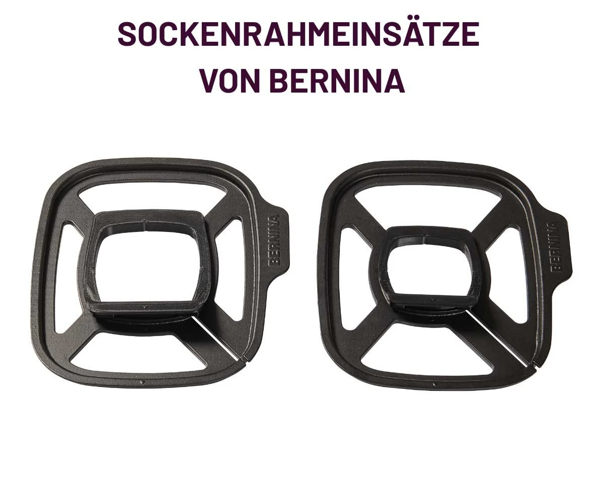 Sockenrahmeinsätze für mittleren Stickrahmen, BERNINA