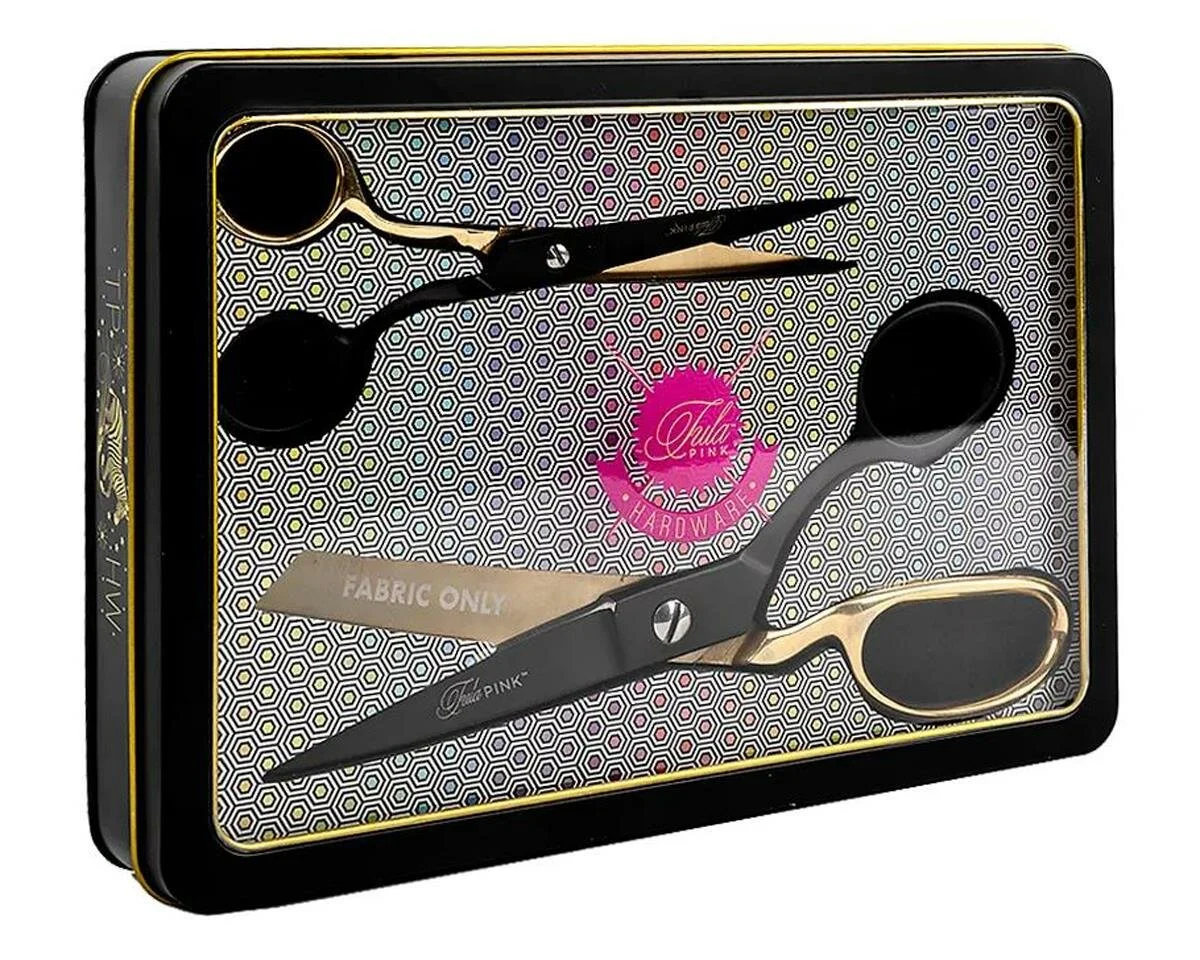 Stick- und Stoffschere Limited Edition Black & Gold, Tula Pink Hardware