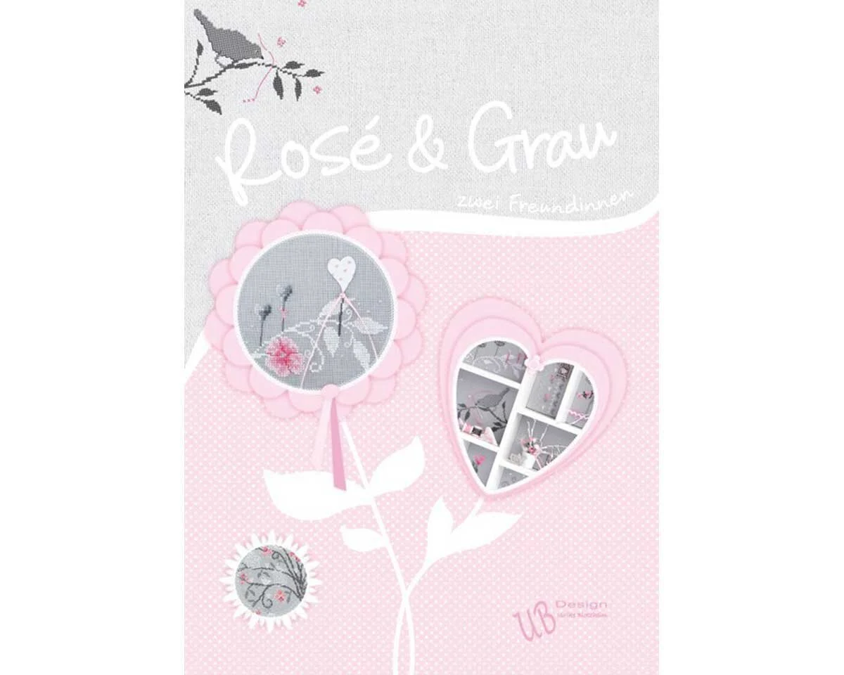 Stickbuch: Rosé und Grau, UB Design