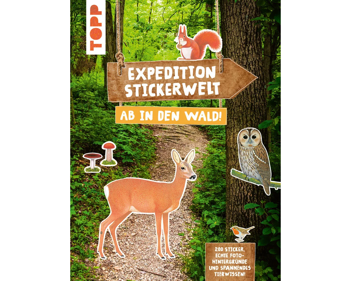 Stickerbuch: Expedition Stickerwelt - Ab in den Wald!, Topp