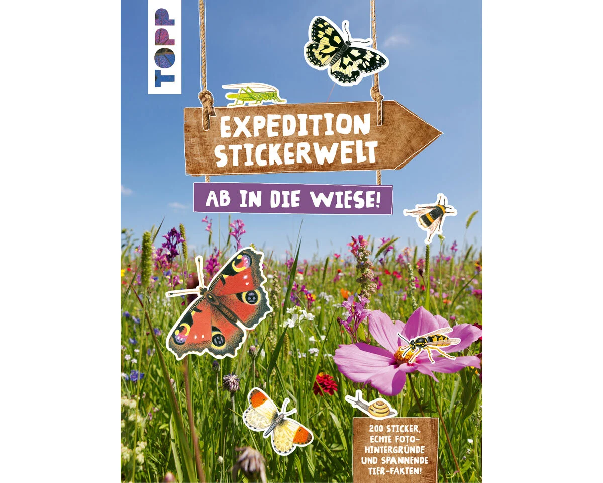 Stickerbuch: Expedition Stickerwelt - Ab in die Wiese!, Topp
