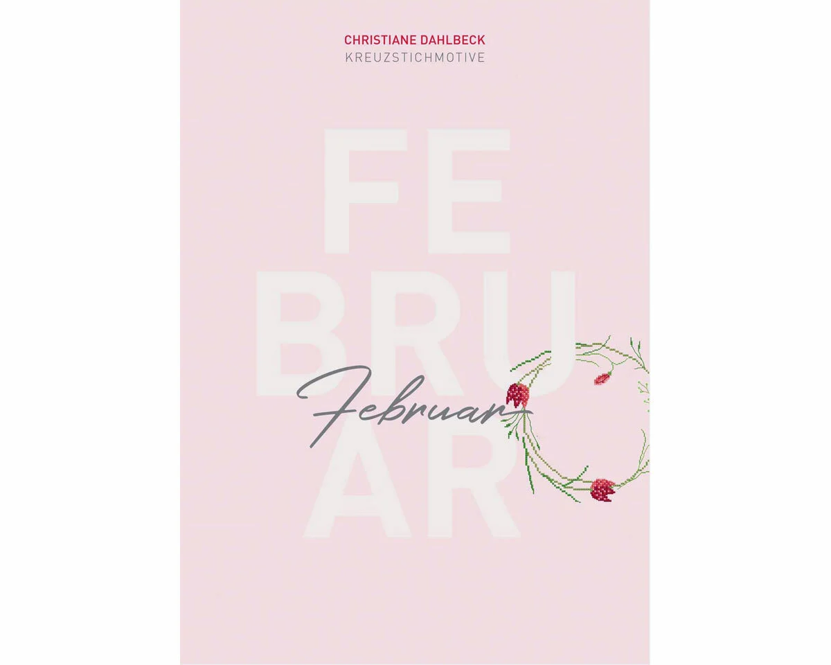 Stickheft: Februar, Fingerhut Dahlbeck