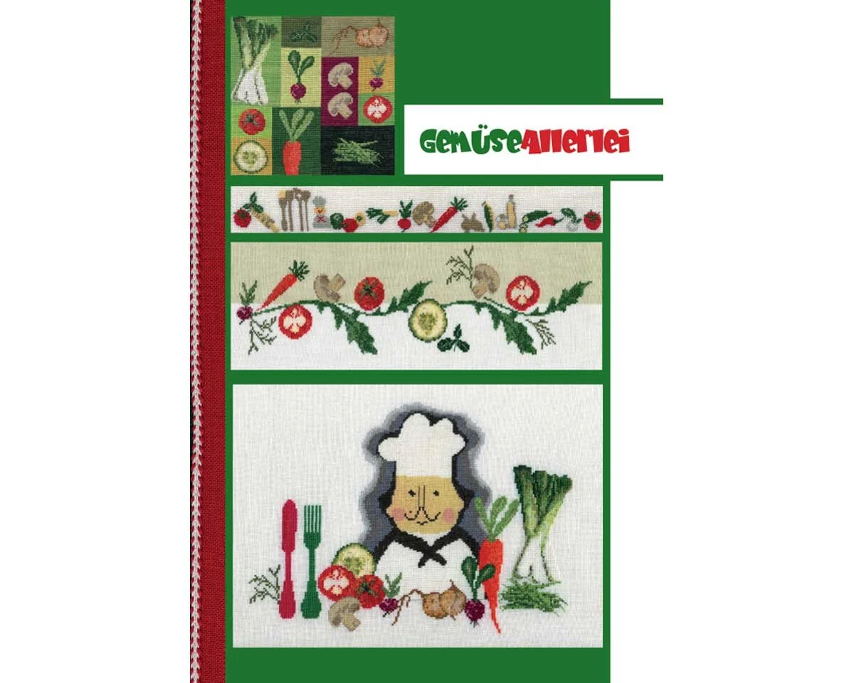 Stickheft: Gemüseallerlei, Stickgalerie