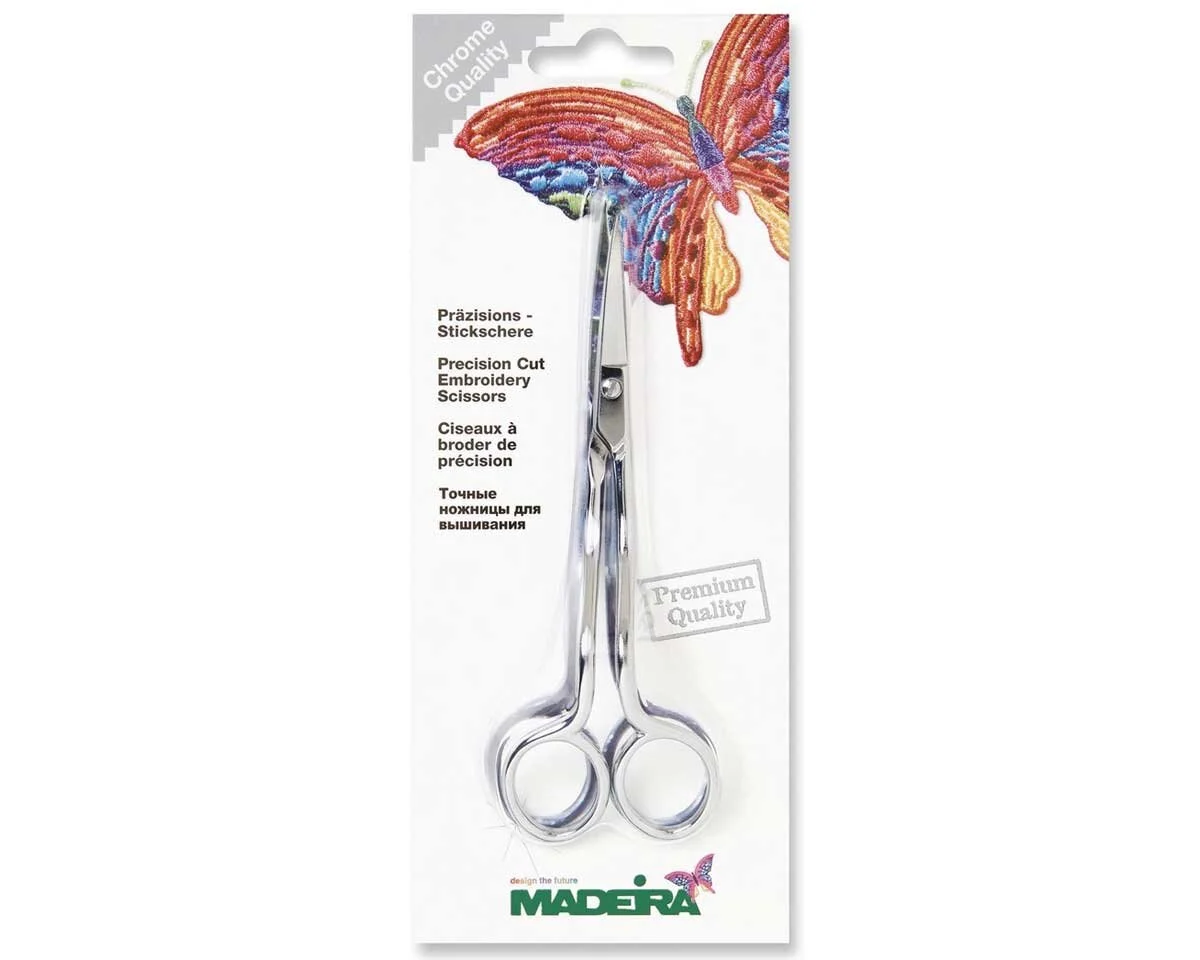 Stickschere PRÄZISION, gebogen, 15 cm, Madeira