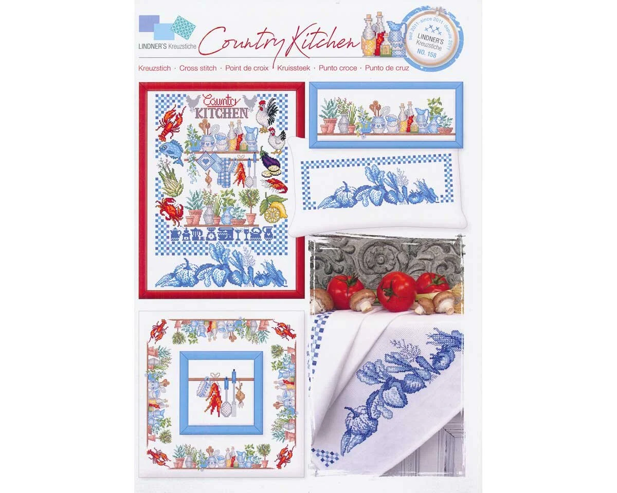 Stickvorlage: Country Kitchen, Lindners Kreuzstiche