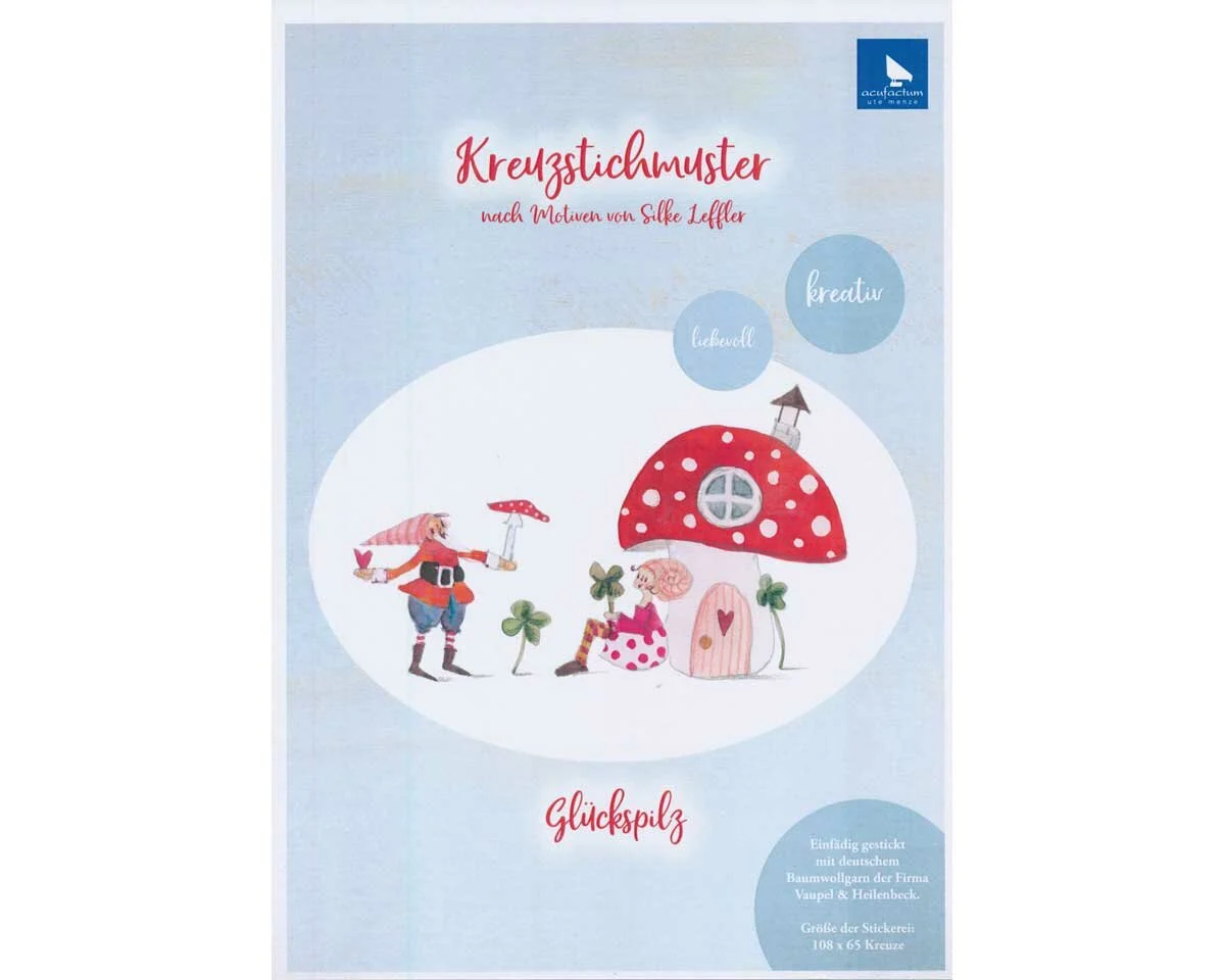 Stickvorlage: Glückspilz, Silke Leffler, Acufactum