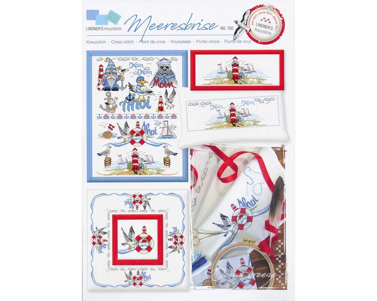 Stickvorlage: Meeresbrise, Lindners Kreuzstiche