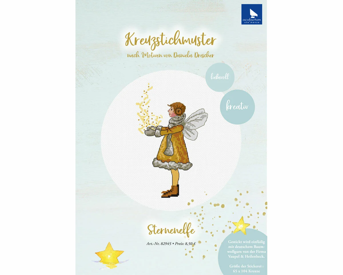 Stickvorlage: Sternenelfe, Acufactum