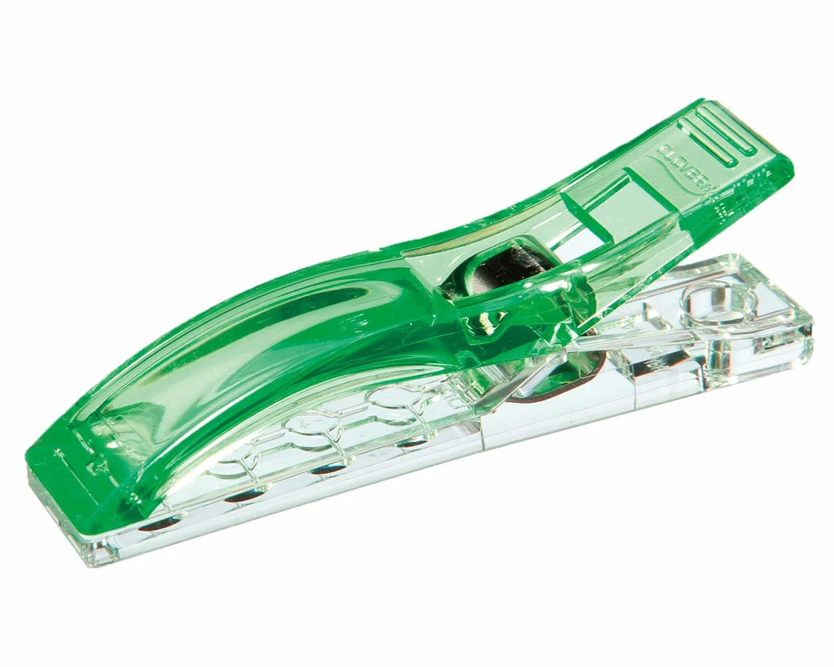Stoffklammern JUMBO Wonder Clips, grün, Clover