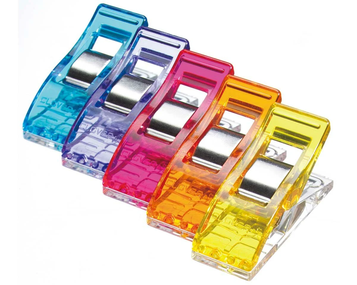 Stoffklammern Wonder Clips, bunt, Clover