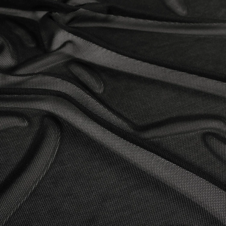 Stretch Bade-Mesh, schwarz