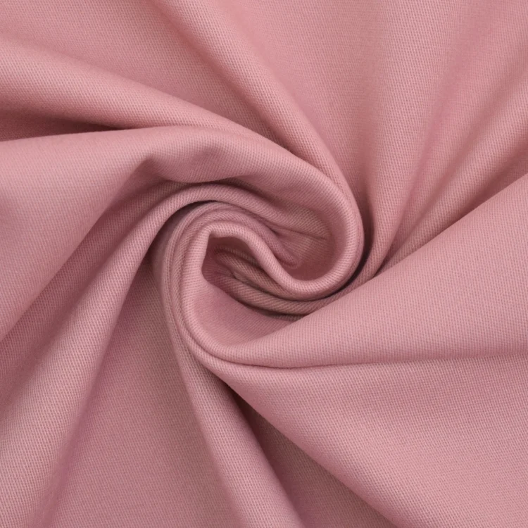 Stretch Baumwoll Twill Peach Touch, altrosa