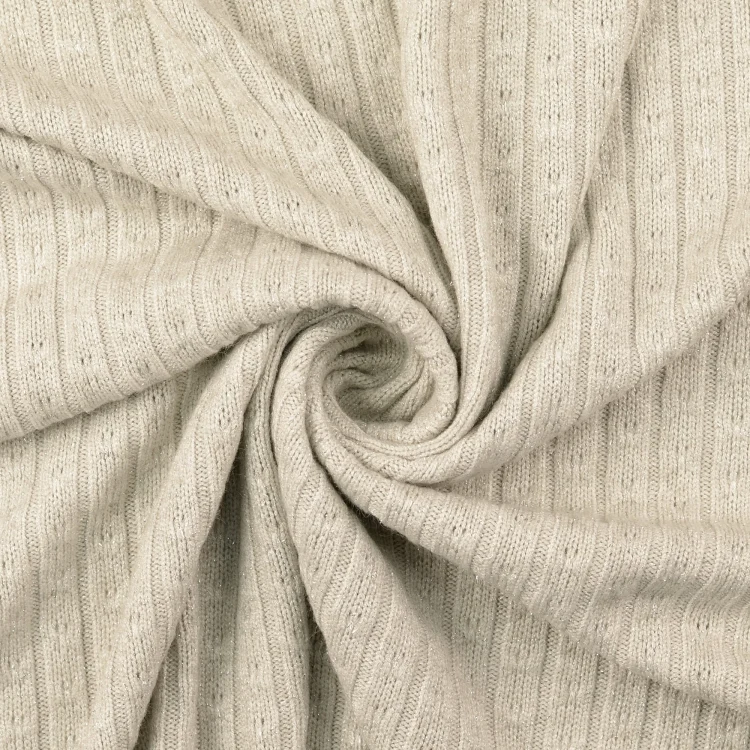 Strickstoff Sparkle, greige