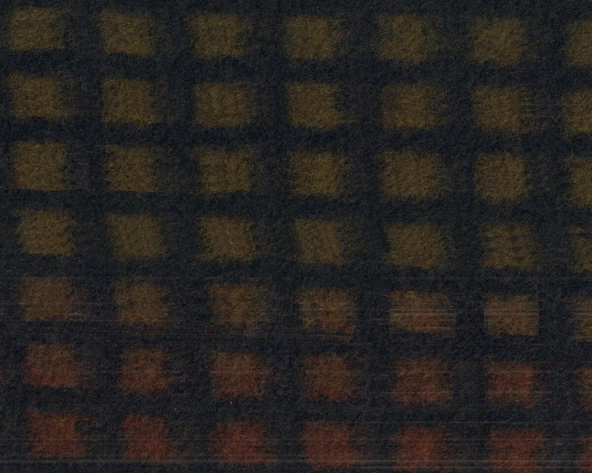 Strickwalk aus Wolle KARLSTAD, Karo-Degrade, olive, Toptex